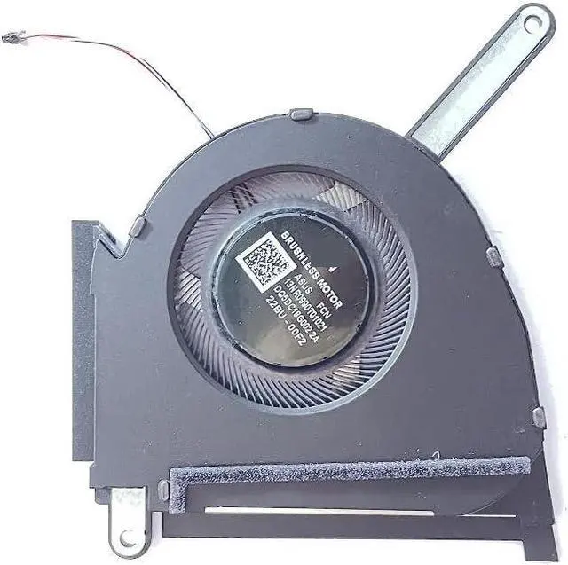 Alt view image 3 of 6 - CPU GPU Cooling Fan for ASUS for TUF for Dash 15 (2022) FX517 FX517ZM FX517ZR FX517ZC RTX3060 RTX3070 12V 13NR0990T01021 13NR0990T02021