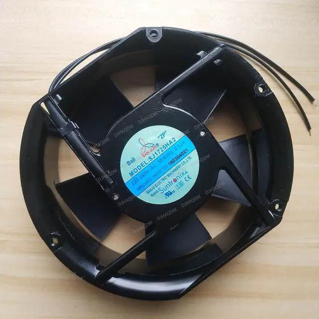 Alt view image 2 of 5 - Compatible for SUNTRONIX SANJUN SJ1725HA2 220V 0.12A 17cm 17251 2-Wire Cooling Fan