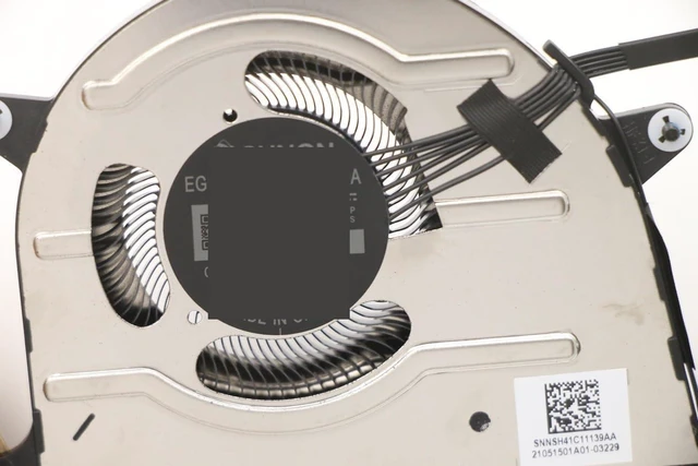 Alt view image 4 of 5 - CPU Cooling Fan Cooler Heatsink Radiator for Lenovo for Thinkpad X13 Yoga Gen 2 Laptop 5H41C81978 5H41C81979