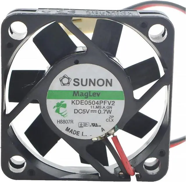 Main image of 2 Pcs for Sunon KDE0504PFV2 for Maglev for Vapo DC 5V Fan 4CM 4010 40x40x10MM 0.7W Cooling Fans CPU
