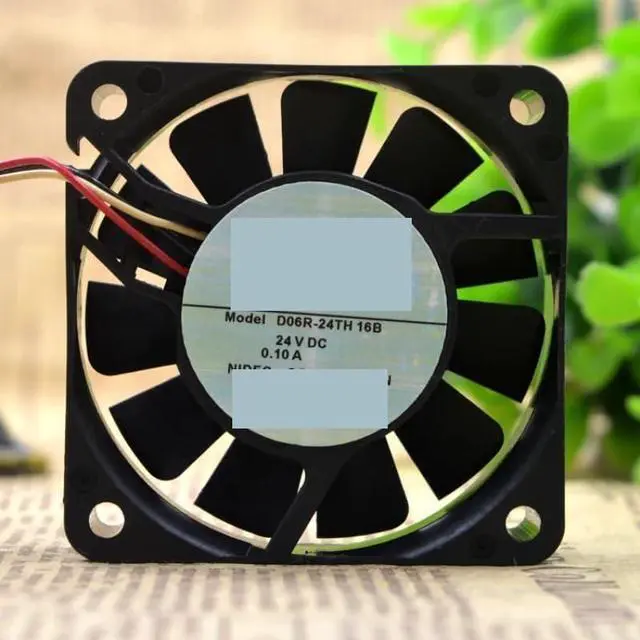 Alt view image 2 of 2 - Cooling Fan for Nidec D06R-24TH 16B 24V 0.10A 3-Wire Cooler 6CM 6015 60×60×15mm