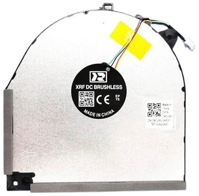 Alt view image 7 of 7 - Computer Fans CPU Cooling Fan for Y7000 Y530 Y530-15ICH DFS200105BR0T Notebook PC GPU Cooler Radiato4 Wire(CPU Fan)