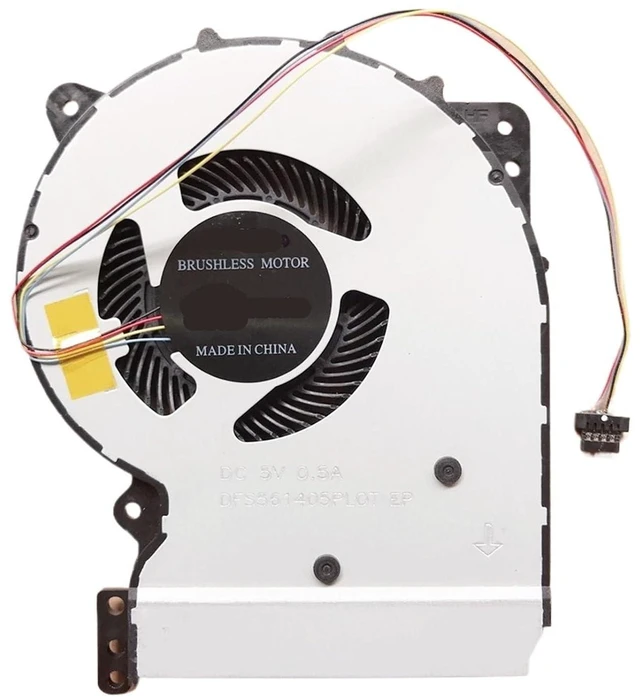 Alt view image 5 of 6 - CPU Cooling Fan Cooler for Y5000U A407U Y4000U f507u X407U X507U X507LA X507MA DFS561405PL0T