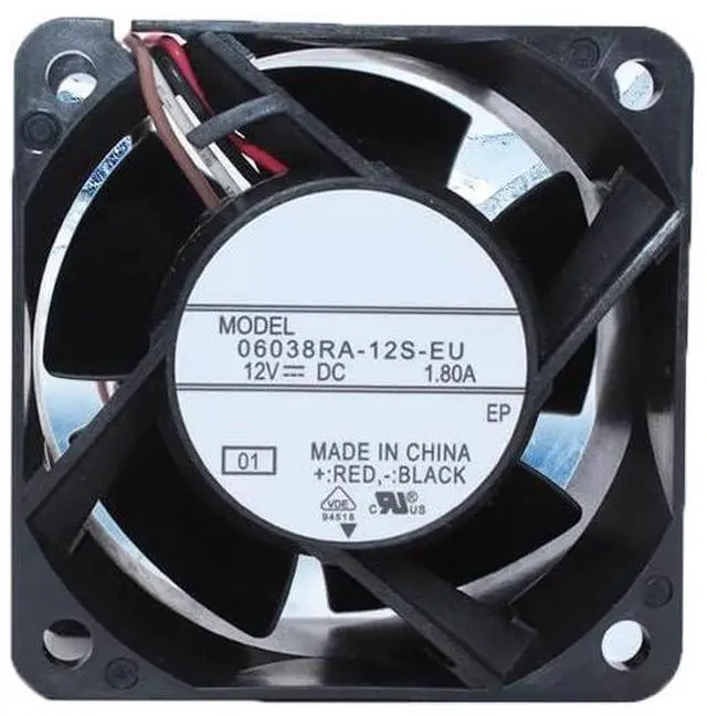 Main image of Cooling Fan for NMB 06038RA-12S-EU 60 * 60 * 38MM DC12V 1.80A 4Lines