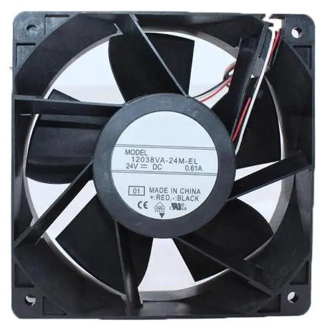 Main image of Cooling Fan for NMB 12038VA-24M-EL 120 * 120 * 38MM DC24V 0.61A 3Lines
