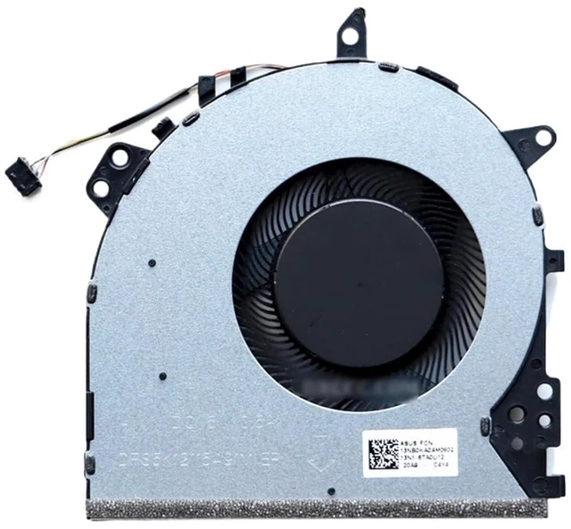 Main image of Computer CPU Cooling Fans for VivoBook 15 X512 F512 X512U X512DA X512UF 13N1-6TA0U12 6TA0U11 Laptop Fan Cooler Radiator