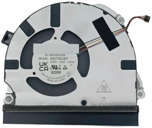 Alt view image 2 of 2 - CPU Cooling Fan for ExpertBook b1 b1400 b1500 B1400CBA B1500CEA Laptop Cooler 13NX03W0T04011 ND75C97-21K16 DC5V 0.5A