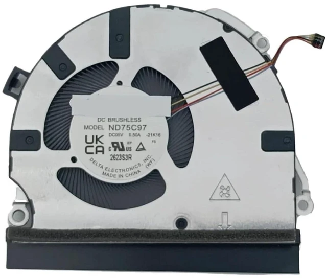 Main image of CPU Cooling Fan for ExpertBook b1 b1400 b1500 B1400CBA B1500CEA Laptop Cooler 13NX03W0T04011 ND75C97-21K16 DC5V 0.5A