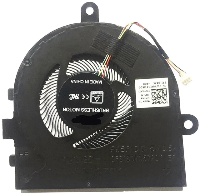 Alt view image 2 of 2 - CPU Cooling Fan Cooler for 3480 Inspiron 3481 5493 Latitude 3490 0WYGK2 DFS1507057ROT FK5F Heatsink