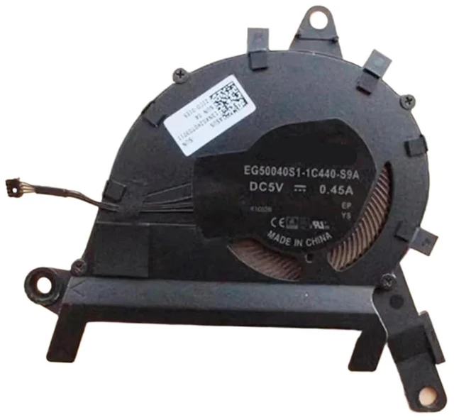 Alt view image 2 of 2 - CPU Cooling Fan for EXPERTBOOK B9400CBA 13NX02K0T03011 EG50040S1-1C440-S9A DC5V 4Pin Cooler Fans