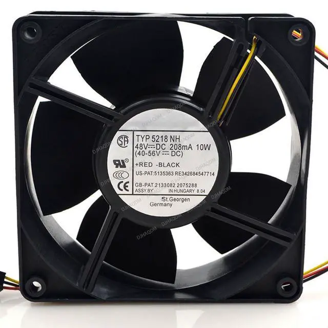 Alt view image 2 of 5 - Compatible for TYP 5218 NH 5218NH 48V 10W 3-Wire Cooling Fan