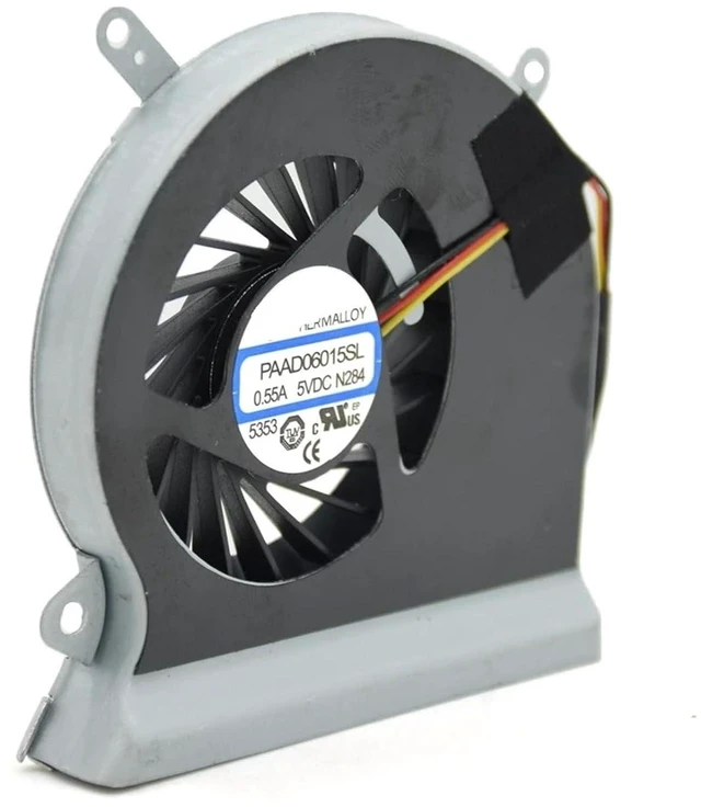 Alt view image 6 of 6 - PAAD06015SL 0.55A 5VDC 3 pin A166 N284 Laptop CPU Cooler Fan for MSI GE60 16GA 16GC Series Notebook CPU Cooling Fans