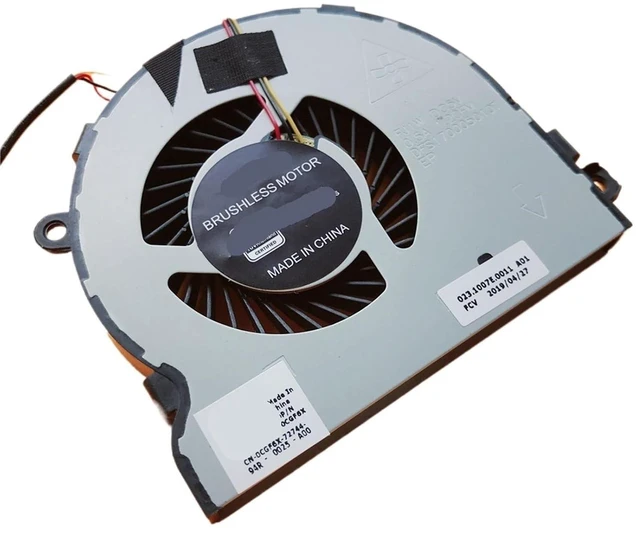 Alt view image 3 of 5 - CPU Cooling Fan Cooler for 15-3568 15 3568 DFS170005010T FJ1W DC5V 0.5a 0CGF6X 03RRG4 P39F 15-3562 P49G