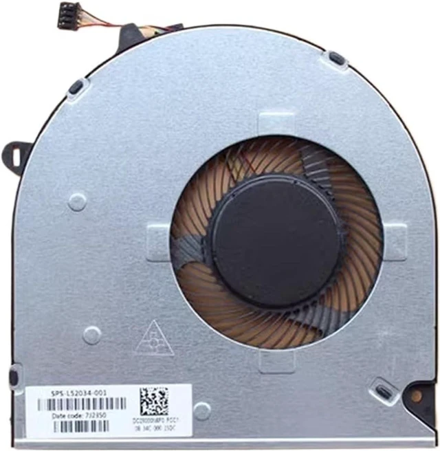 Alt view image 2 of 6 - L52034-001 For 15S-DU 15S-DW 250 255 G8 G9 TPN-C139 Laptop CPU Cooling Fan Cooler Fan Heatsink Radiator
