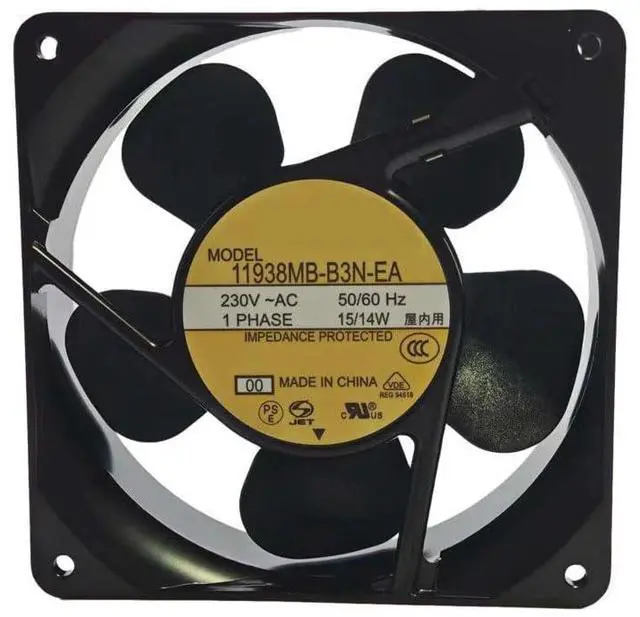 Main image of Cooling Fan for NMB 11938MB-B3N-EA 120 * 120 * 38MM 230VAC 15/14W