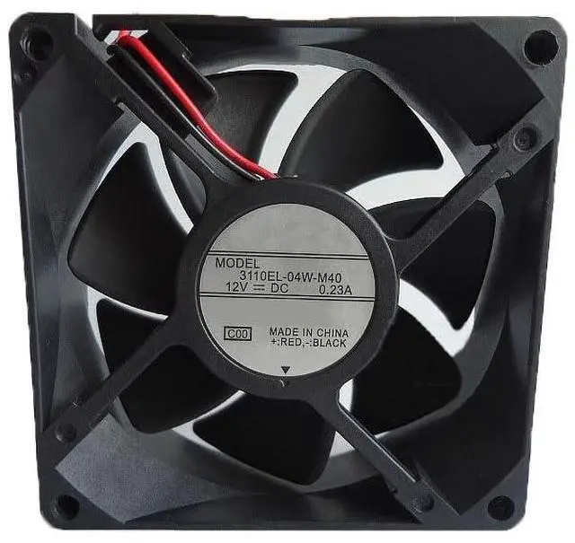 Main image of Cooling Fan for NMB-MAT 3110EL-04W-M40 80 * 80 * 25MM 12VDC 0.23A 2Lines