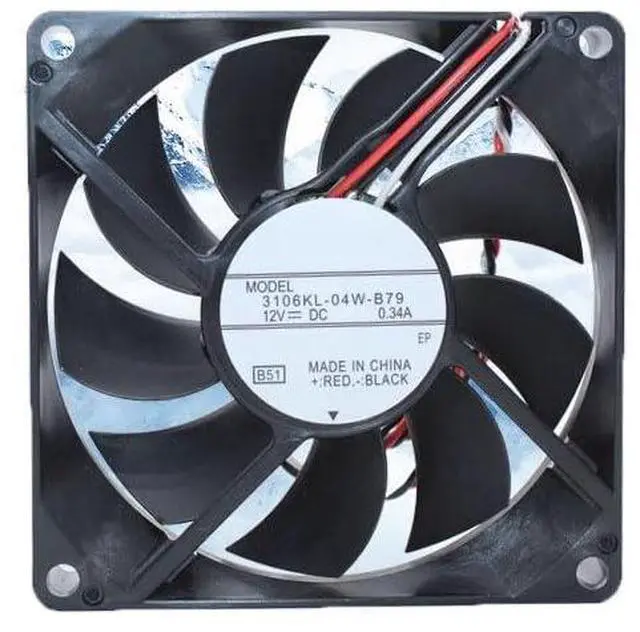 Main image of Cooling Fan for NMB 3106KL-04W-B79 80 * 80 * 15MM 12VDC 0.34A 3Lines
