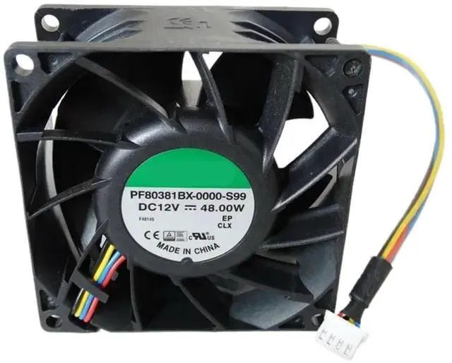 Main image of 80mm High Speed PWM Cooling Fans for PF80381BX-0000-S99 DC12V 4A 48W 80 * 80 * 38MM 8CM 4 Lines Cooling Fan