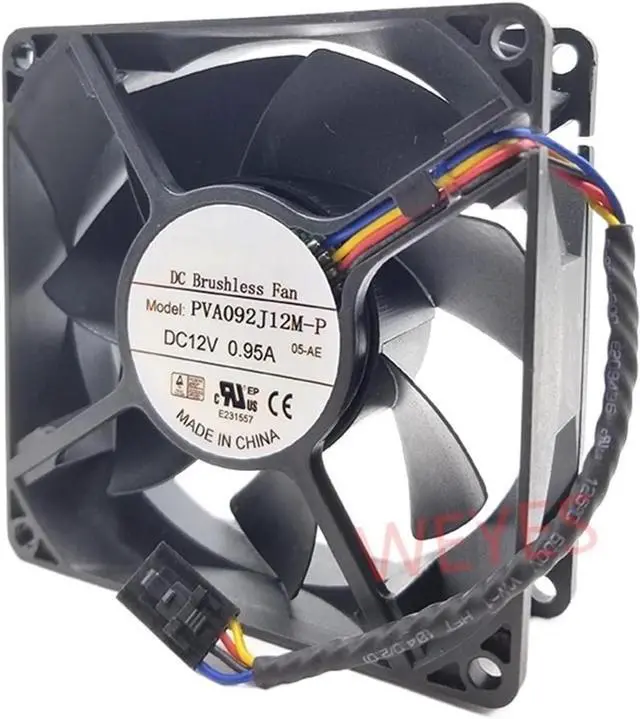 Main image of 1pc 12V 0.95A 90x90x32mm Server Cooling Fan for T3600 T5600 T5610 T5810 T7810 PVA092J12M-P
