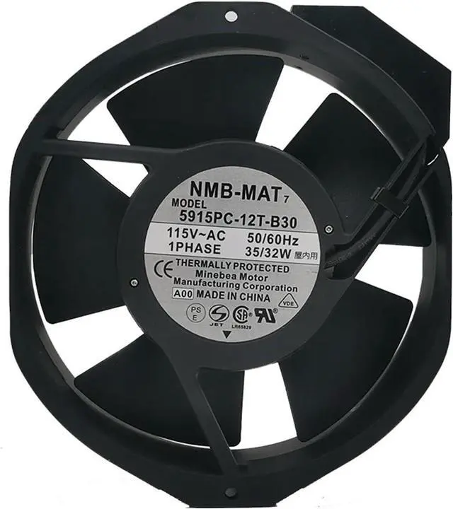 Main image of 1pc for NMB 5915PC-12T-B30 AC115V 35/32w 17238 axial Flow Frequency Converter Cooling Fan