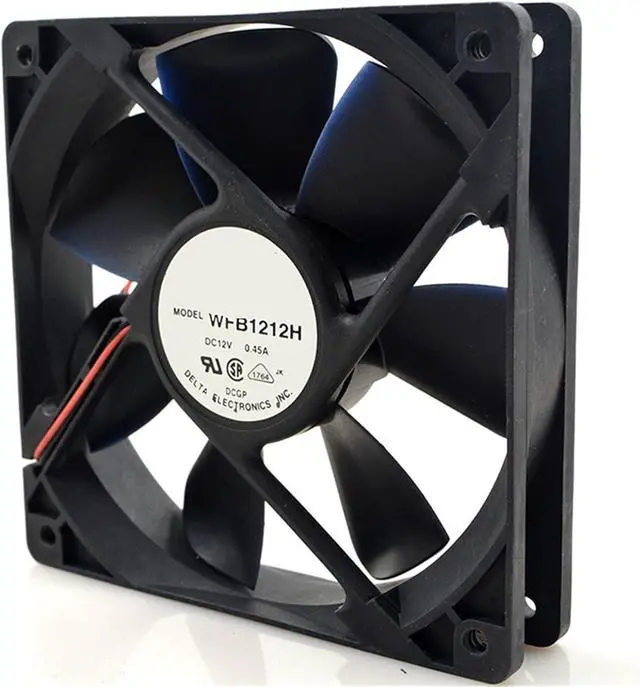 Alt view image 2 of 4 - 1pc for WFB1212H 12V 0.45A 3500RPM 12cm 12025 120x120x25mm Double Ball Bearing Cooling Fan