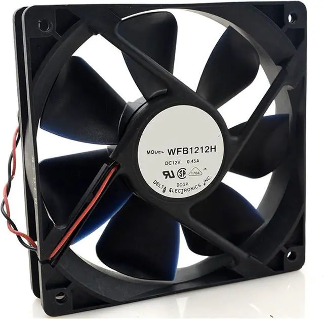 Alt view image 3 of 4 - 1pc for WFB1212H 12V 0.45A 3500RPM 12cm 12025 120x120x25mm Double Ball Bearing Cooling Fan