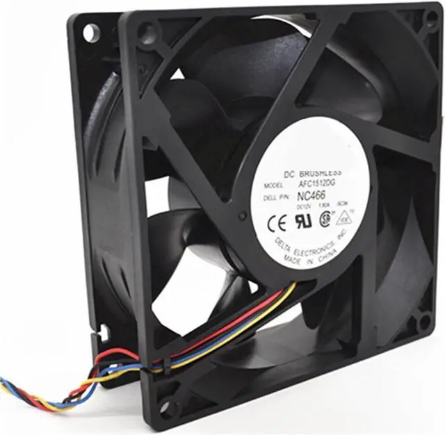 Alt view image 2 of 4 - 1pc for AFC1512DG 12V 1.8A 3800RPM 15cm 15050 150x150x50mm Double Ball Bearing Cooling Fan