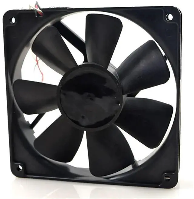 Alt view image 4 of 5 - 1pc for 4710NL-04W-B39 12V 0.32A 3800RPM 12cm 12025 120x120x25mm Double Ball Bearing Cooling Fan