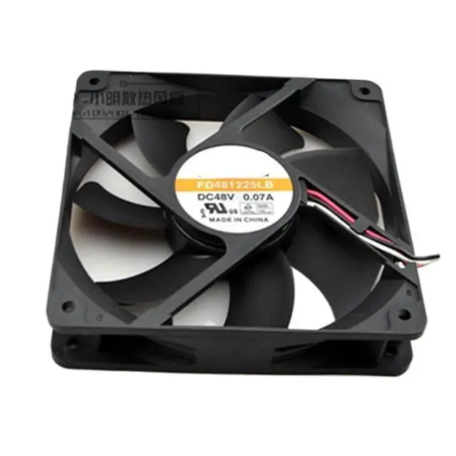 Alt view image 3 of 5 - 1pc for FD481225LB 48V 0.07A 12cm 12025 120x120x25mm Double Ball Bearing Cooling Fan