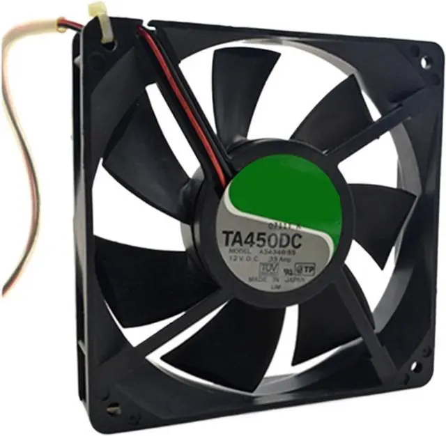Alt view image 2 of 3 - 1pc for TA450DC A34346-55 12V 0.33A 3.96W 3200RPM 12cm 12025 120x120x25mm Double Ball Cooling Fan
