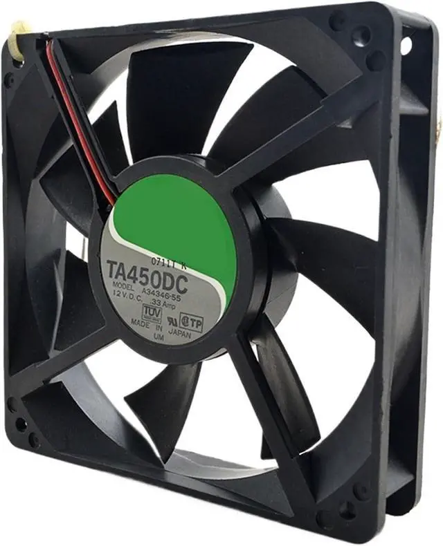 Alt view image 3 of 3 - 1pc for TA450DC A34346-55 12V 0.33A 3.96W 3200RPM 12cm 12025 120x120x25mm Double Ball Cooling Fan