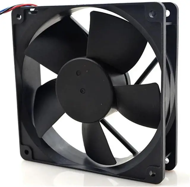 Alt view image 4 of 5 - 1pc for AD1248HB-Y56 40V 0.13A 3 Wires 12cm 12032 120x120x32mm Double Ball Bearing Cooling Fan