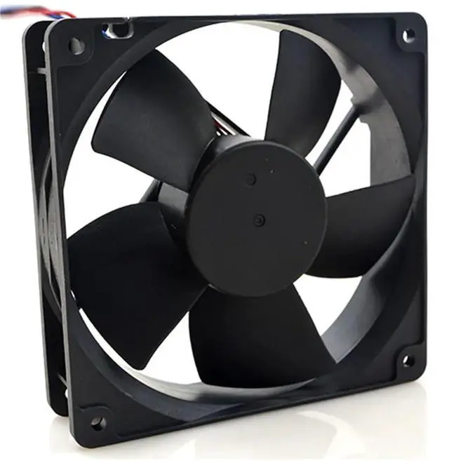 Alt view image 5 of 5 - 1pc for AD1248HB-Y56 40V 0.13A 3 Wires 12cm 12032 120x120x32mm Double Ball Bearing Cooling Fan