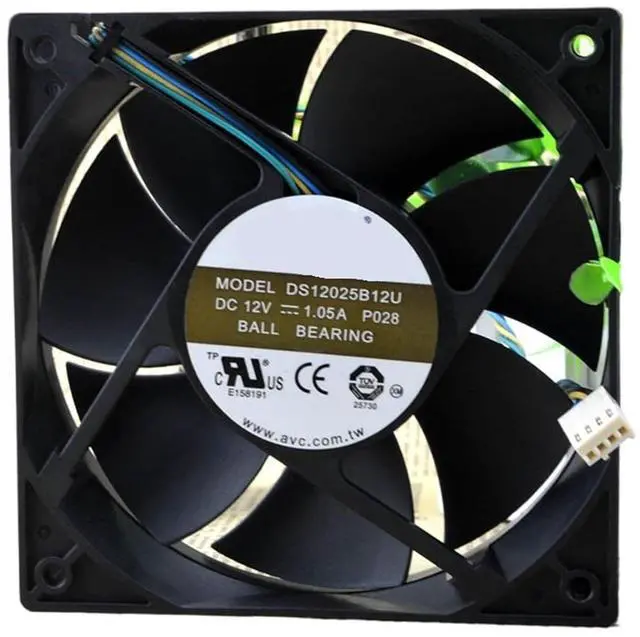 Main image of for DS12025B12U 12V 1.05A 3400RPM 12cm 12025 120x120x25mm Double Ball Bearing Cooling Fan