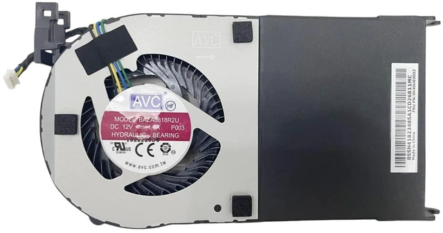 Main image of CPU Cooling Fan Replacement for Lenovo for Lenovo M740q M90q P340 P350 Tiny BAZA0818R2U P003 12V 1.5A 5H40U93022
