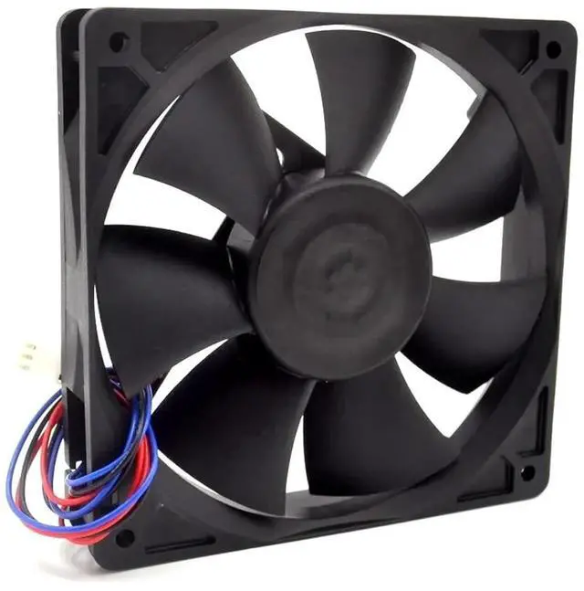 Alt view image 2 of 4 - 1pc AFB1224VH-FOO 12cm 120mm 24V 0.35A 12025 high-end Dual Ball Bearing Cooling Fan Drive for 120 * 120 * 25mm
