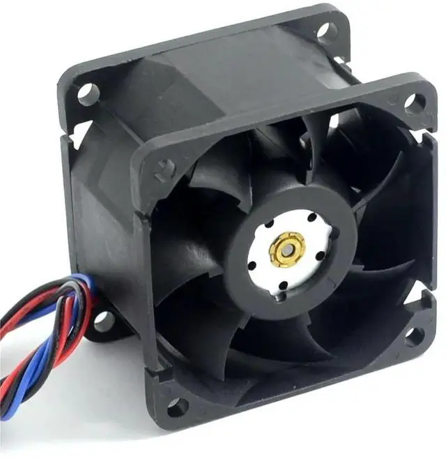 Alt view image 2 of 4 - 1pc 6cm Double Ball FFB0612EHE 6038 60mm 3 Wire Dual Ball Bearing Cooling Fan 12V 1.2A for 60 * 60 * 38mm
