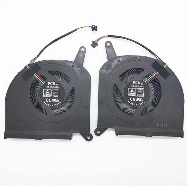 Main image of CPU+GPU Cooling Fan Replacement for Gigabyte Aorus 15G 15P RX7P RX7G 2021 RTX30 17G XB XC XD AERO 15 OLED XB XD RP75SA Aero 17 XA HDR XB WA DC12V DFSCK22D05883Q DFSCM22716392Q FNGT FNGS (9.9mm Thick)
