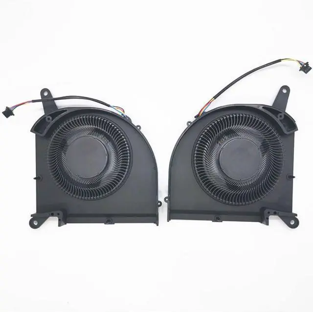 Alt view image 2 of 4 - CPU+GPU Cooling Fan Replacement for Gigabyte Aorus 15G 15P RX7P RX7G 2021 RTX30 17G XB XC XD AERO 15 OLED XB XD RP75SA Aero 17 XA HDR XB WA DC12V DFSCK22D05883Q DFSCM22716392Q FNGT FNGS (9.9mm Thick)