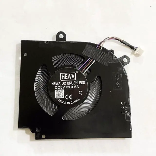 Alt view image 6 of 6 - Replacement CPU+GPU Cooling Fan for MSI Stealth 15M A11UEK 15M A11UEK-009 15M A11UEK-280 15M-A11UEKV 15M-A11SEK 15M-A11SDK MS-1562 MS-1563 DC 5V 1A Series BS5405HS-U4X BS5405HS-U4W