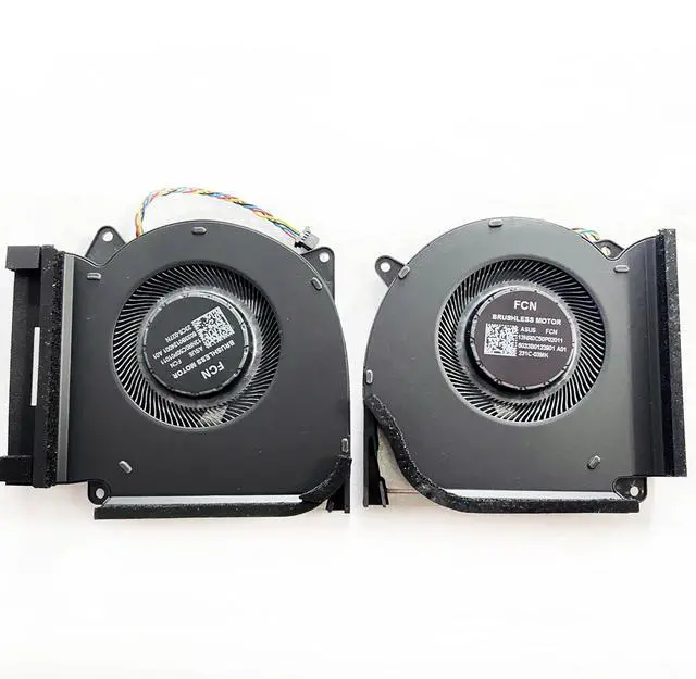 Main image of Replacement CPU+GPU Cooling Fan for Asus G713PV G713PU G713PI RTX4060 RTX4070 Series 13NR0C50P01011 13NR0C50P02011 DFSCL42P06593Q FQLP DFSCL42P16593Q FQLN 12V 0.6A