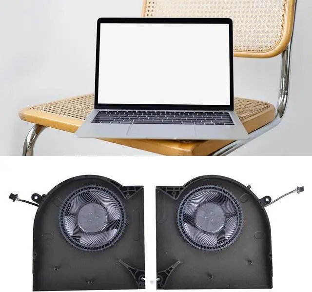 Alt view image 2 of 7 - Laptop Cooling Fan Laptop CPU GPU Cooler Radiators High Efficiency for M17 M17 P45E Computer Computer CPU Fan