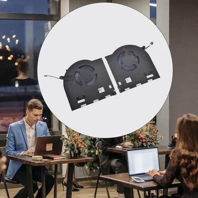 Alt view image 5 of 7 - Laptop Cooling Fan Laptop CPU GPU Cooler Radiators High Efficiency for M17 M17 P45E Computer Computer CPU Fan