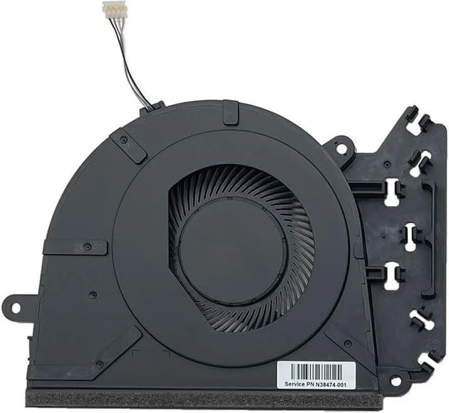 Alt view image 2 of 3 - CPU Cooling Fan for HP 250 255 G10 TPN-Q287 15-fc 15z-fc000 fc0083au fc0082au fc0106au Laptop Cooler Radiator N38474-001 N38472