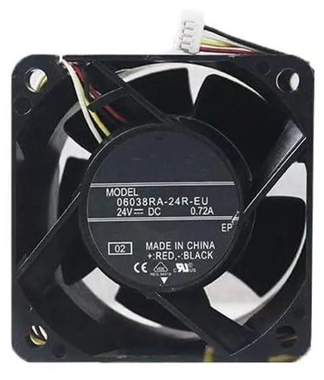 Main image of Cooling Fan for NMB 06038RA-24R-EU 60 * 60 * 38MM 24VDC 0.72A 4Lines New