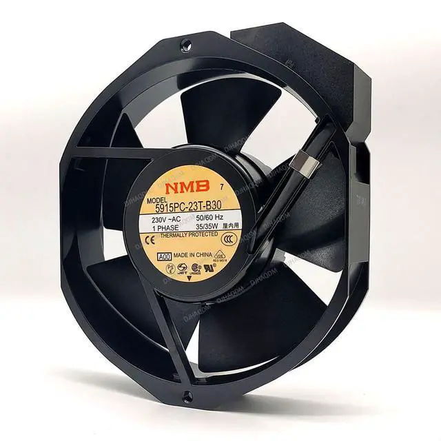 Alt view image 2 of 5 - Compatible for NMB 5915PC-23T-B30 230V 35W 17238 2-Wire Cooling Fan