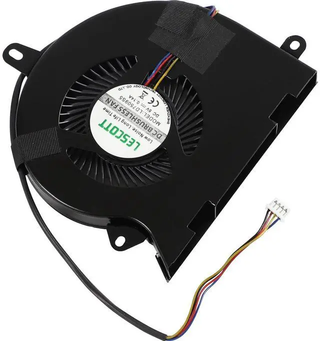 Alt view image 2 of 6 - CPU Cooling Fan Cooler Replacement for MD7509HS LD7509S5 BF07509H05FP MINI PC DC5V 0.14A 4PIN