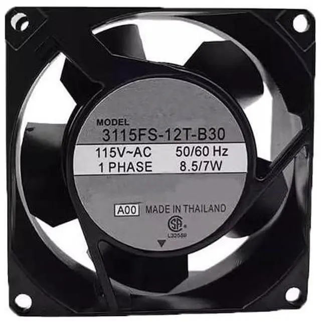 Main image of Cooling Fan for NMB 3115FS-12T-B30 80 * 80 * 38MM 115VAC