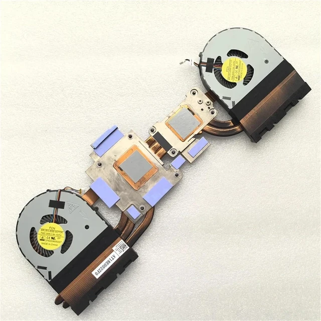 Alt view image 2 of 4 - 06G8G0 for 15 R2 Laptop CPU Cooling Fan with Heatsink GPU Cooler Fan 6G8G0 CN-06G8G0 AT18E002ZF0