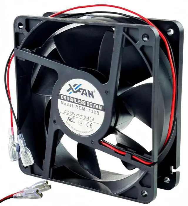 Main image of for RDM1238B Chassis Cooling Fan DC12V 0.40A 120mm 12038 120×120×38mm 2 Wire Brushless Inverter Cooling Fan